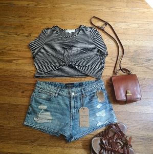 NWT Lucky Brand "The Cutt Off" Jean shorts